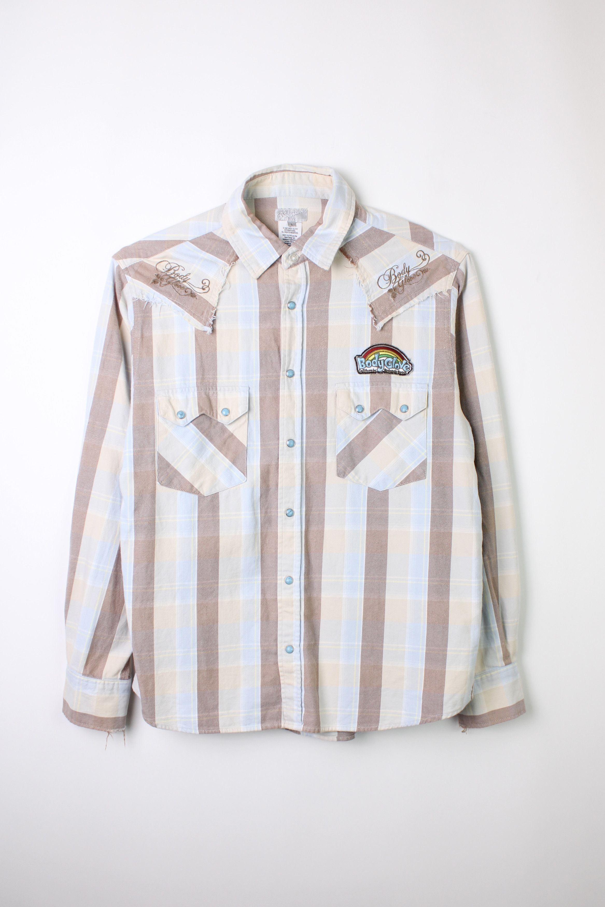 Body Glove Vintage Bodyglove Checkered Flannel Shirt Large Size US L / EU 52-54 / 3 - 1 Thumbnail