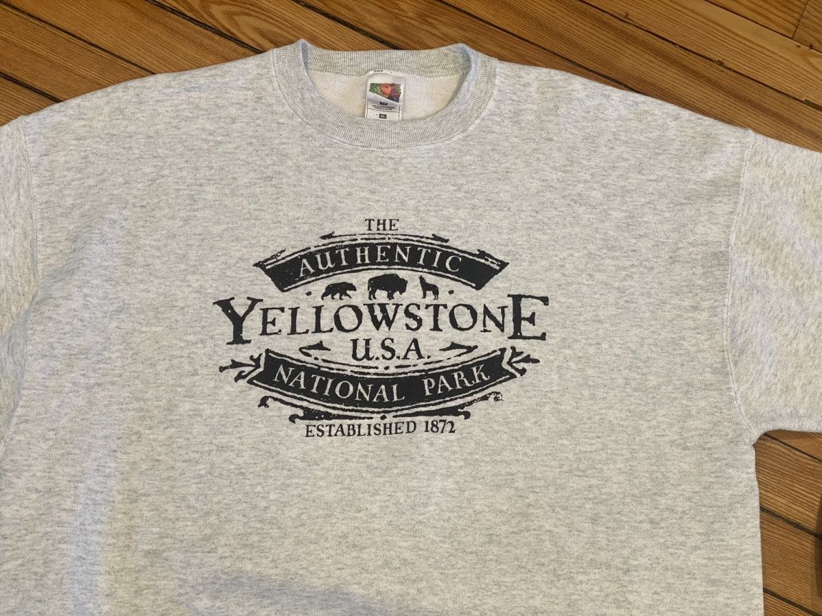 Vintage Vintage Yellowstone national park crewneck sweater xl Size US XL / EU 56 / 4 - 2 Thumbnail
