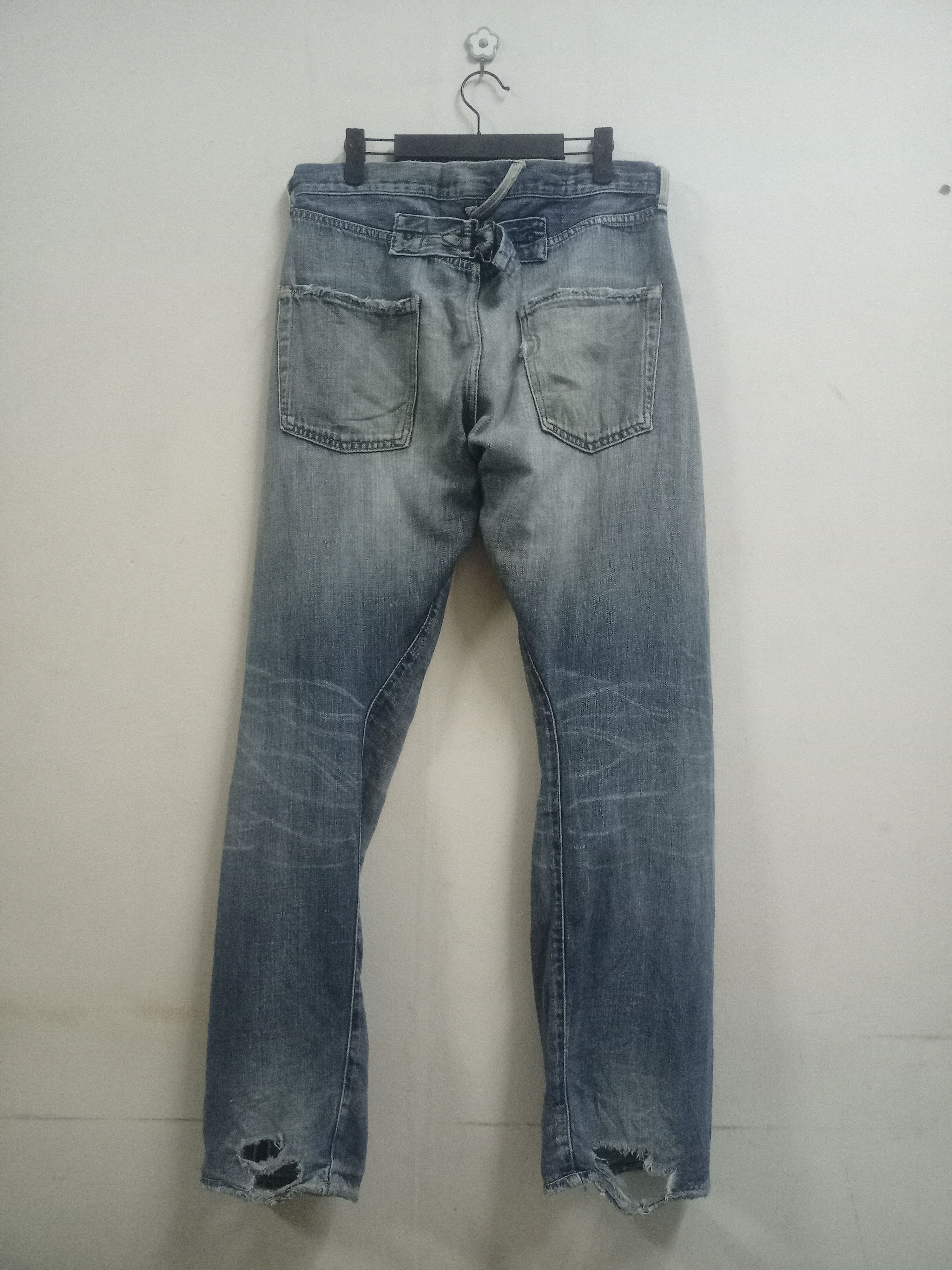 Levi's Vintage 90s Levis Japan Buckle Back Selvedge Baggy Jeans Size US 32 / EU 48 - 2 Thumbnail