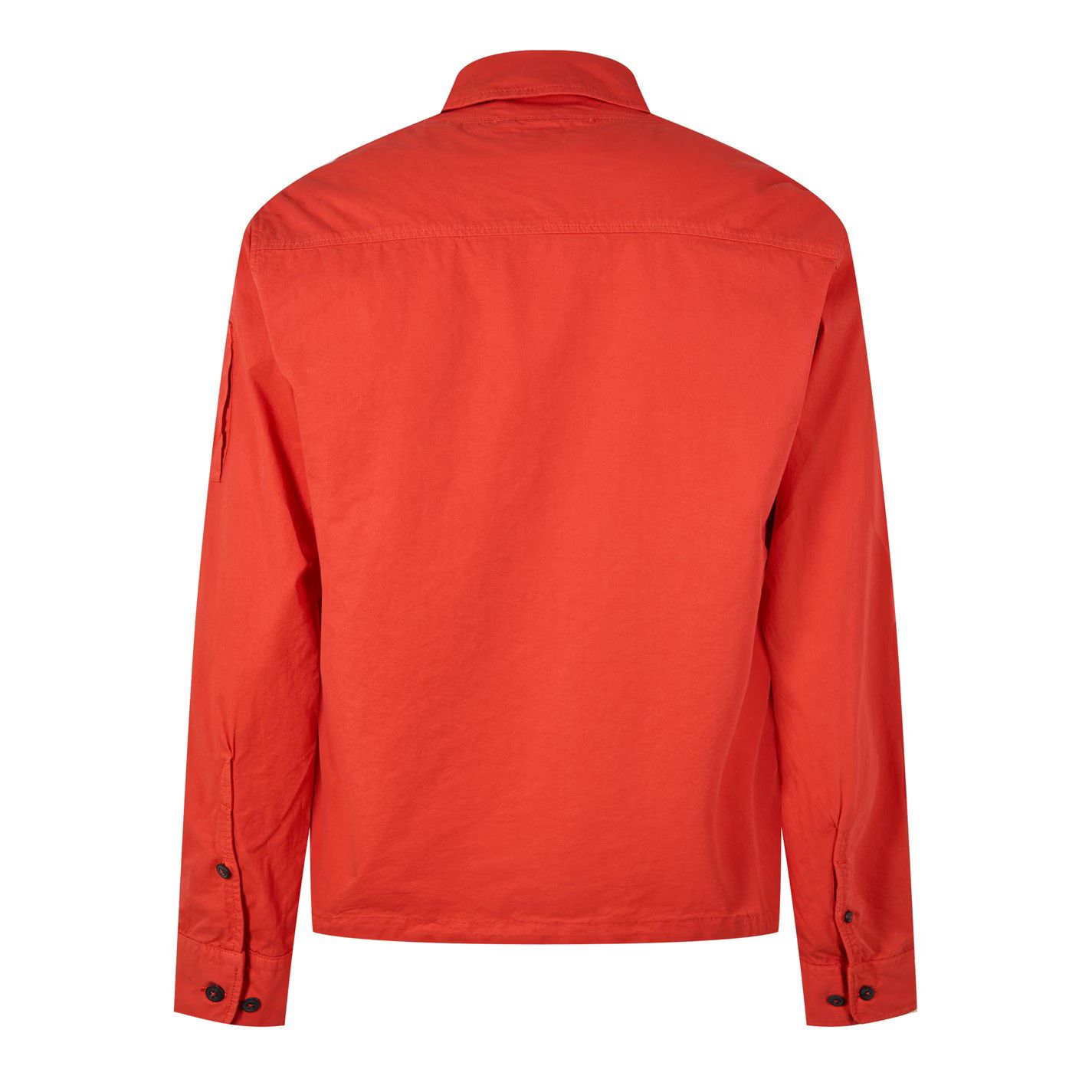 C.P. Company o1g2r1mq0426 Gabardine Lens Cotton Overshirt in Poinciana Size US S / EU 44-46 / 1 - 6 Thumbnail