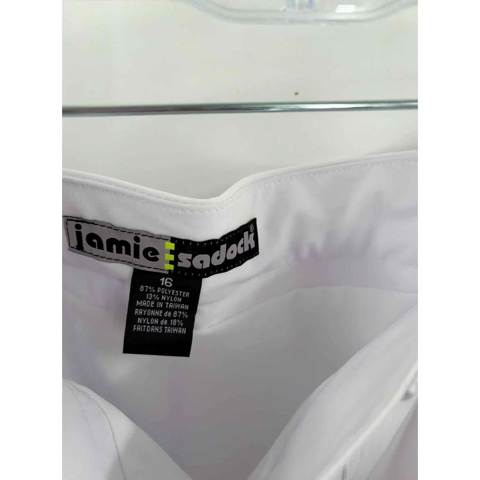 Vintage Pre-Owned Jamie Sadock White Size 16 Skort Athletic Skirt Size 38" / US 16 / IT 52 - 3 Thumbnail
