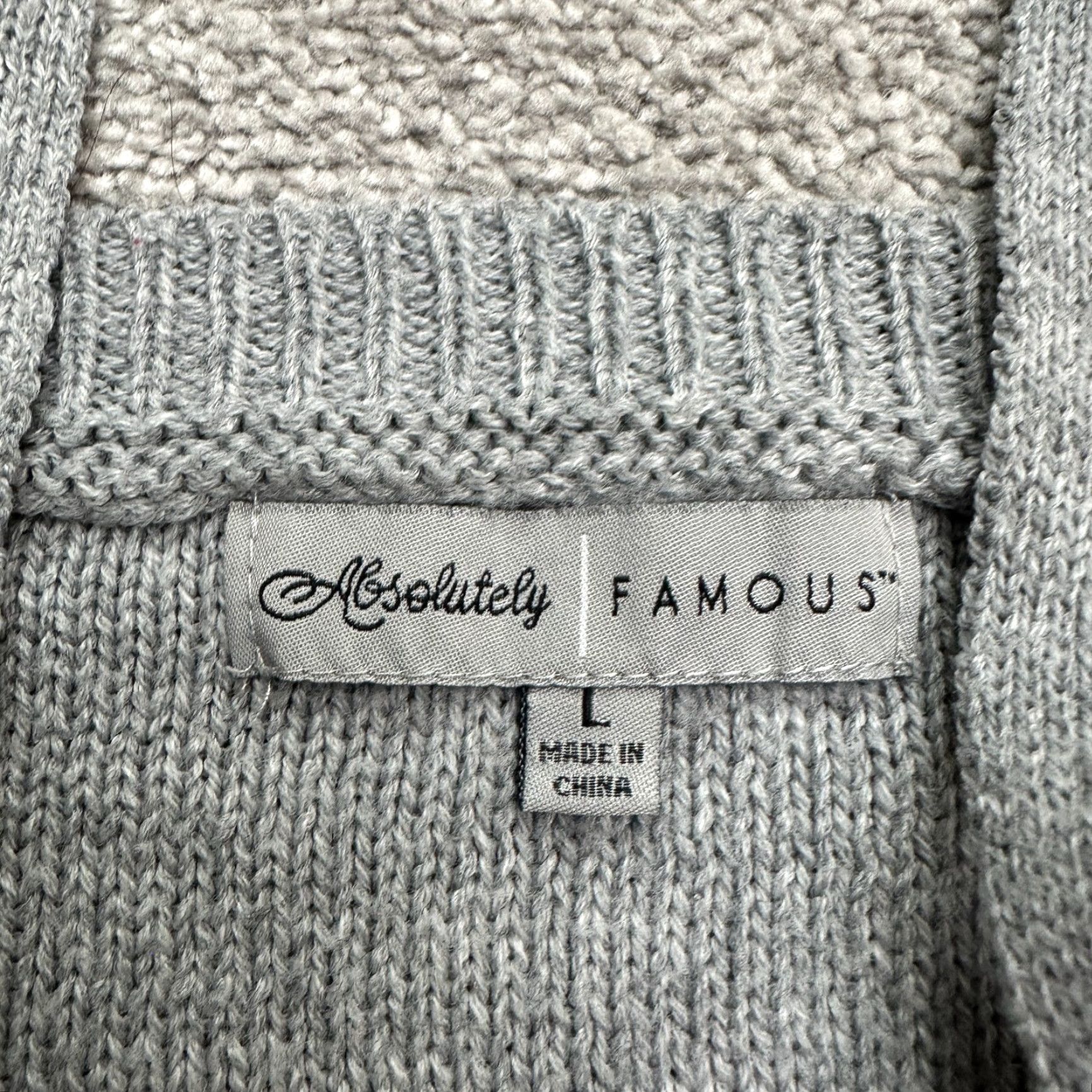Vintage Absolutely Famous Tank Top Sweater Women L Gray Acrylic Cable-Knit Sleeveless Pullover Lightweight Breathable Size L / US 10 / IT 46 - 3 Thumbnail