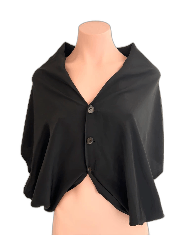 Yohji Yamamoto Yohji Yamamoto Y's Convertible Cape Top Size US M / EU 48-50 / 2 - 1 Thumbnail