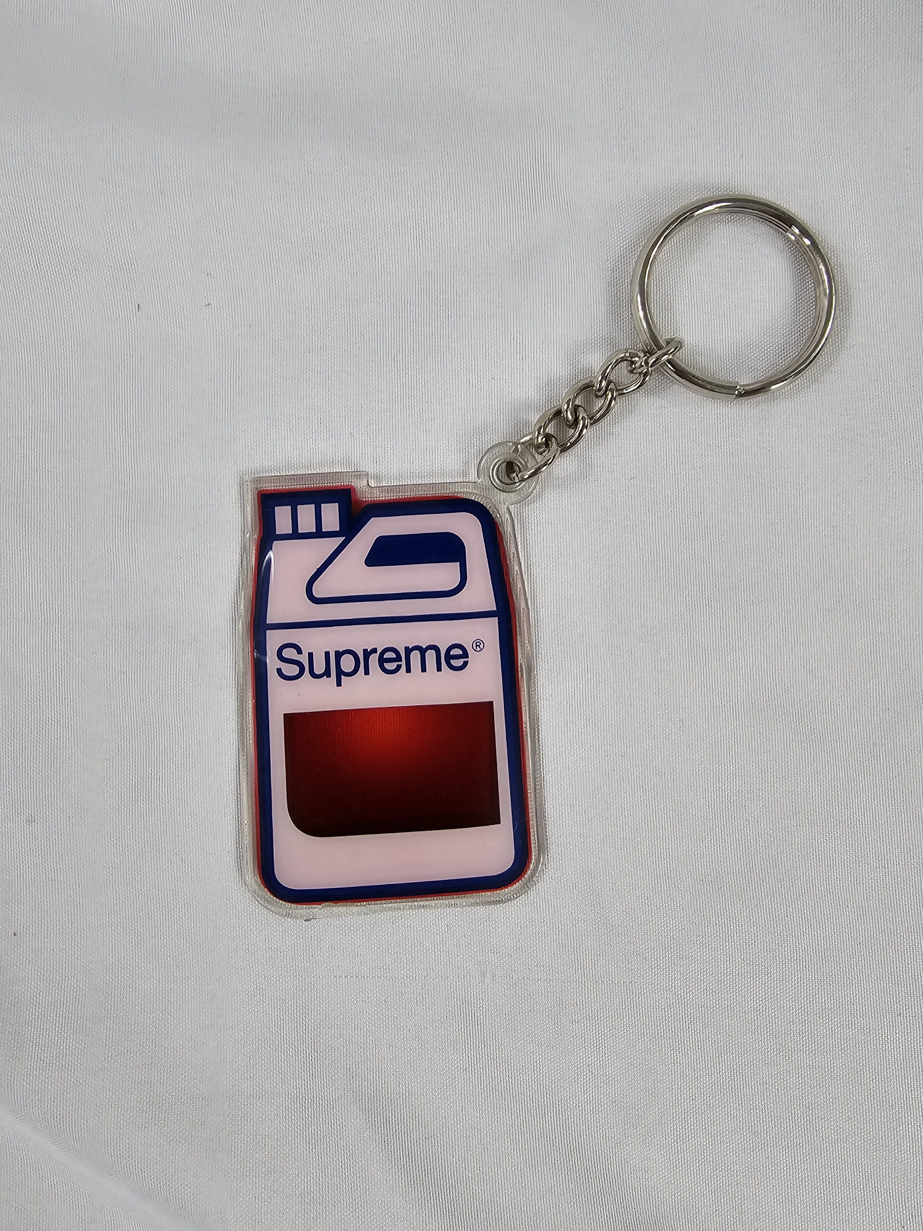 Supreme shop jug keychain