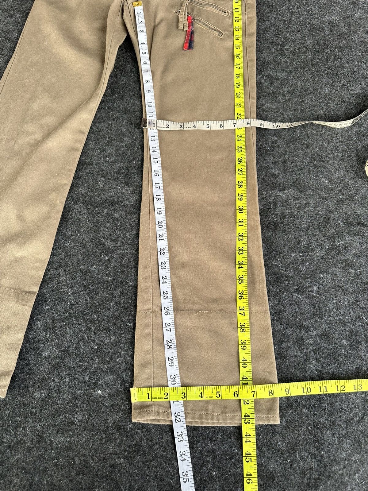 Beauty Beast × Japanese Brand × PPFM Spinash Double Waist Brown Soft Denim D469 Size US 32 / EU 48 - 9 Thumbnail
