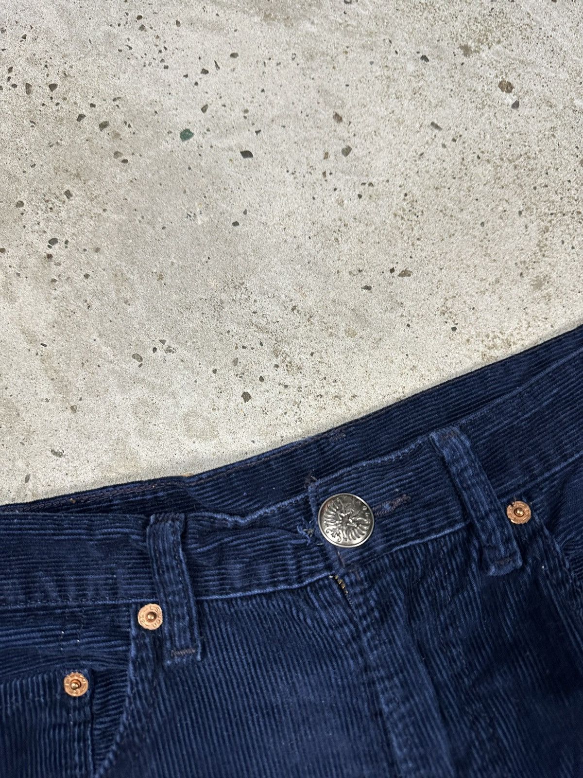 Levi's × Vintage Vintage 90s Levi’s 505 Blue Corduroy Pants Denim Jeans Size US 30 / EU 46 - 8 Thumbnail