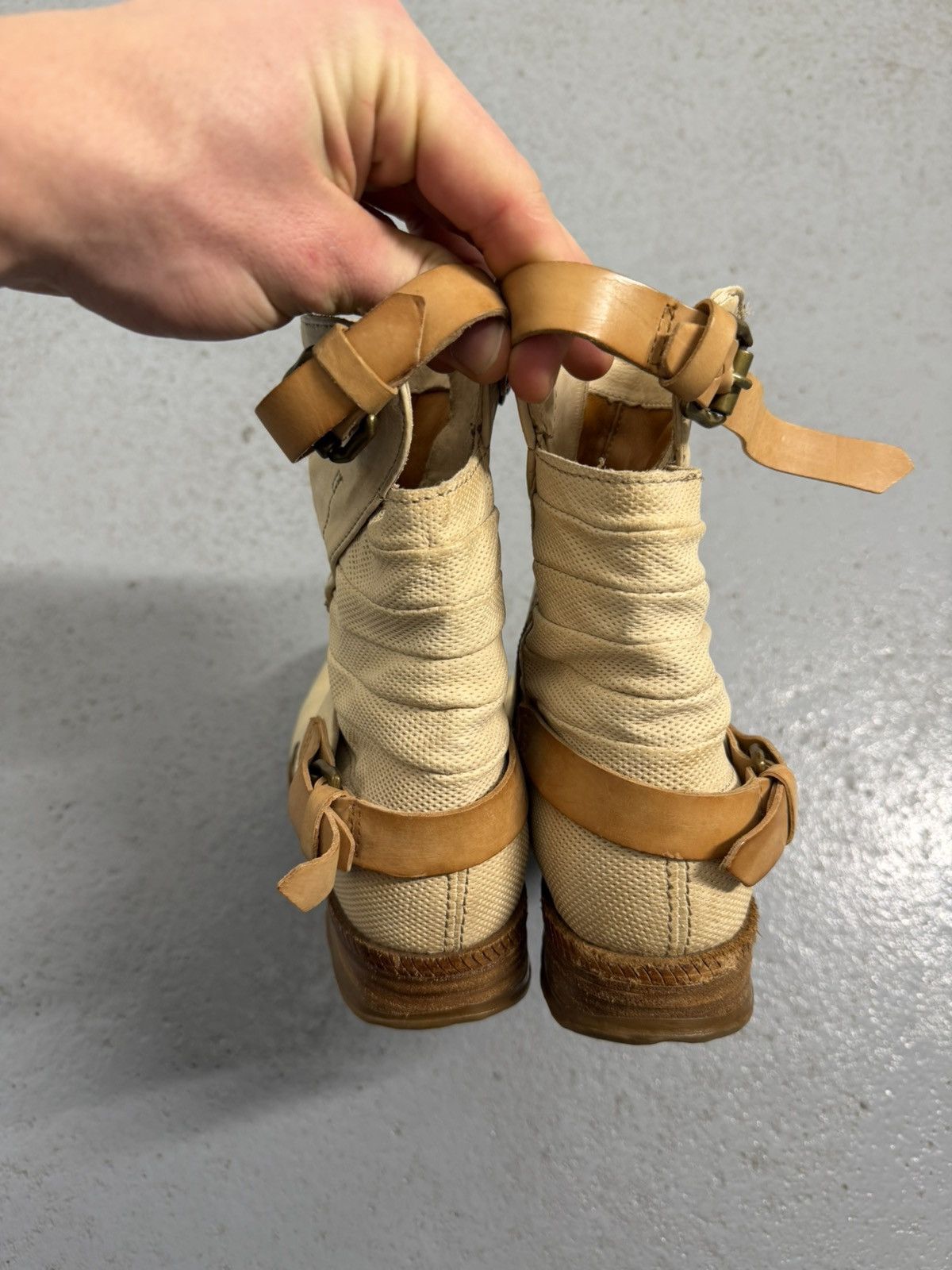 A.S.98 Vintage A.S.98 Leather Buckle Boots Size US 10 / IT 40 - 7 Thumbnail