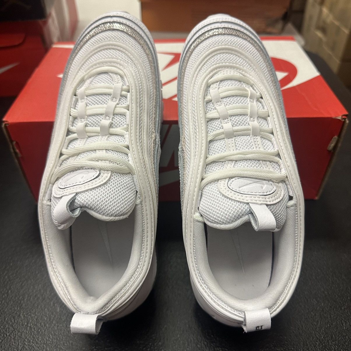 Nike Size 6.5W (5M) - Nike Air Max 97 White Chrome FQ8889-100 Size US 6.5 / IT 36.5 - 3 Thumbnail