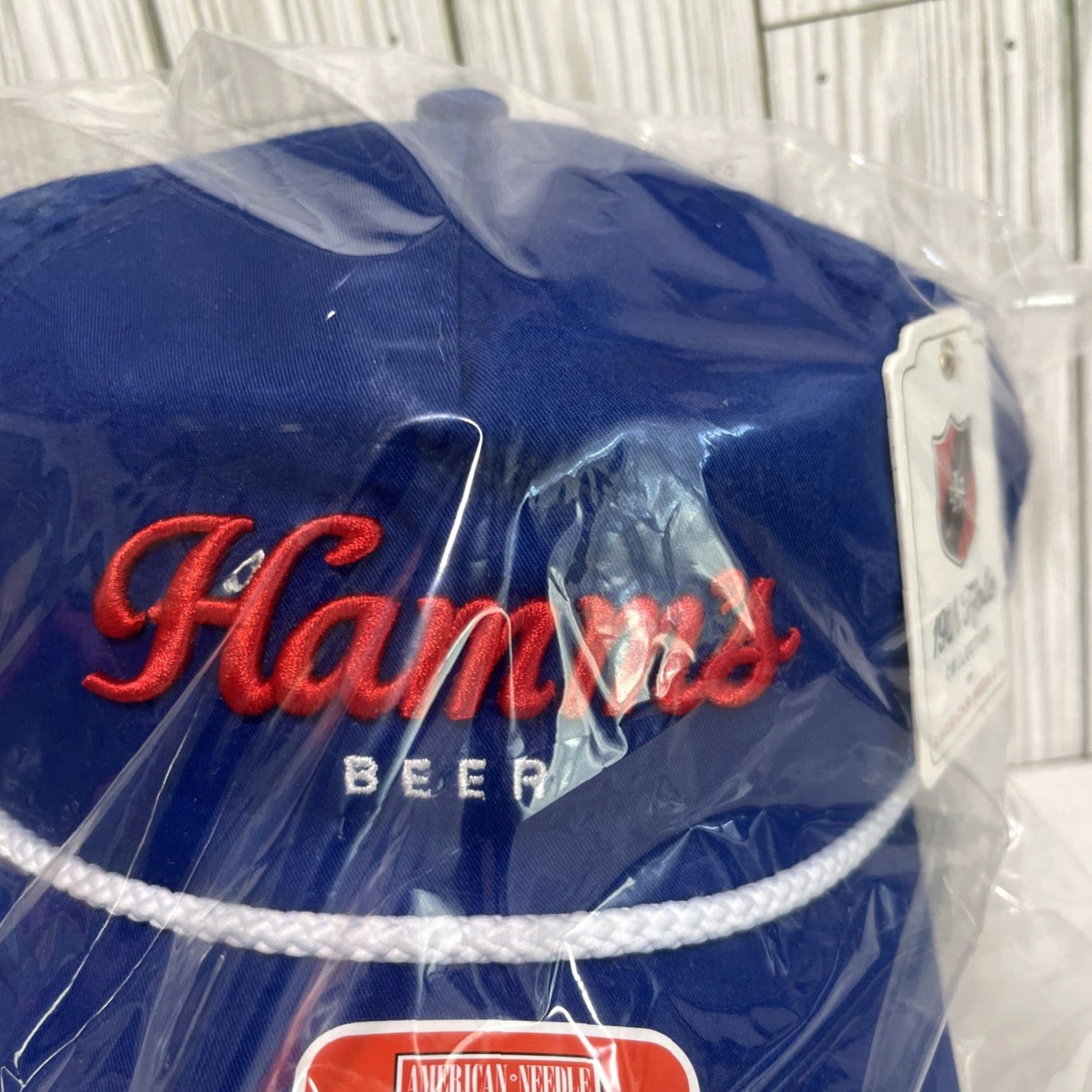 American Needle American Needle Hamm’s Beer Hat Cap Snap Back Rope 19th Hole Collection Golf Classic Adjustable One Size Blue Mens Hoodie? Size ONE SIZE - 6 Thumbnail