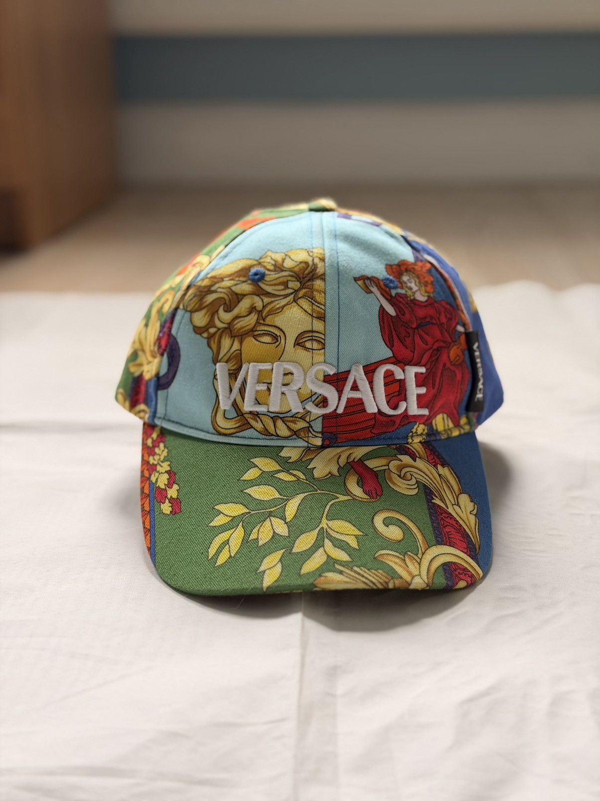 Versace Versace Baroque Renaissance Print Baseball Cap Hat Size ONE SIZE - 1 Thumbnail