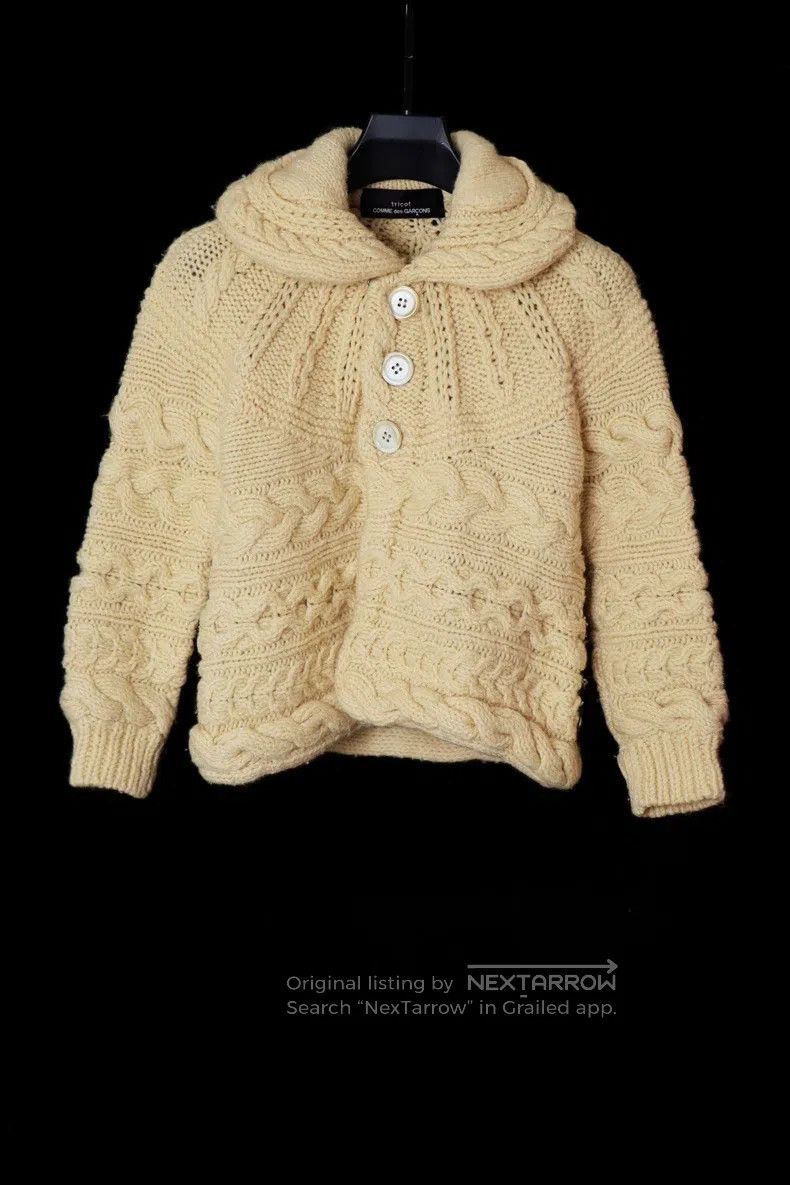 Comme des Garcons Comme Des Garcons Chunky cable-knit sweater jacket Size S / US 4 / IT 40 - 1 Thumbnail