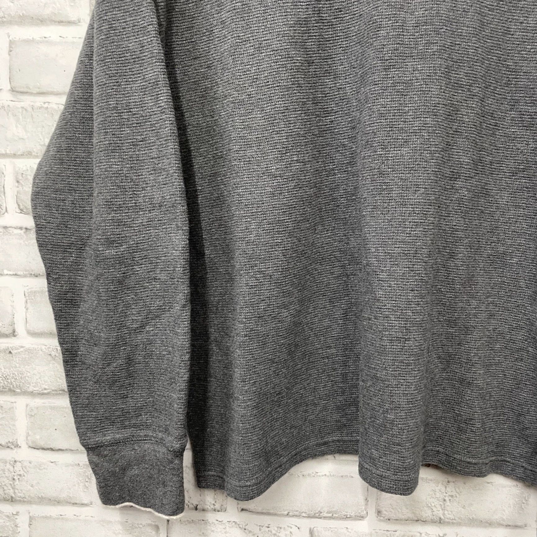 Polo Ralph Lauren Polo Ralph Lauren Sweater Shirt Mens XL V-Neck Gray 100% Cotton Sleepwear Pullover Size US XL / EU 56 / 4 - 3 Thumbnail