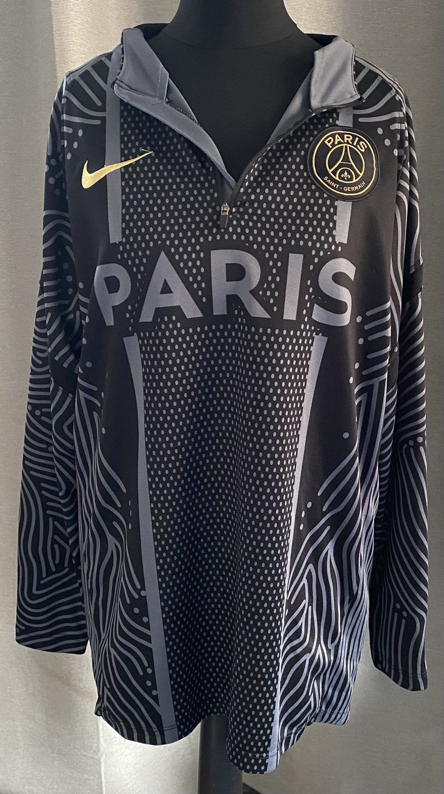Nike Paris Saint German - Track Top - Grey - Medium Size US M / EU 48-50 / 2 - 1 Thumbnail