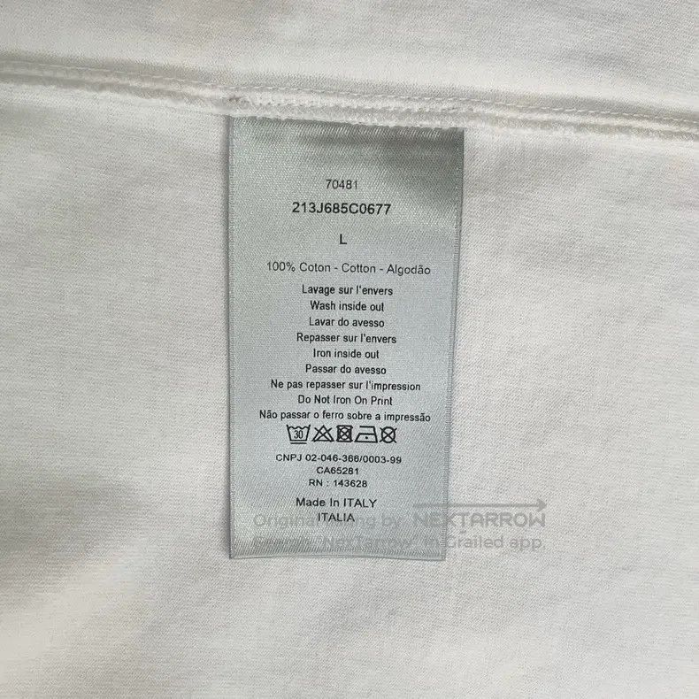 Dior Dior Contrast pattern white short sleeves Size US L / EU 52-54 / 3 - 5 Thumbnail