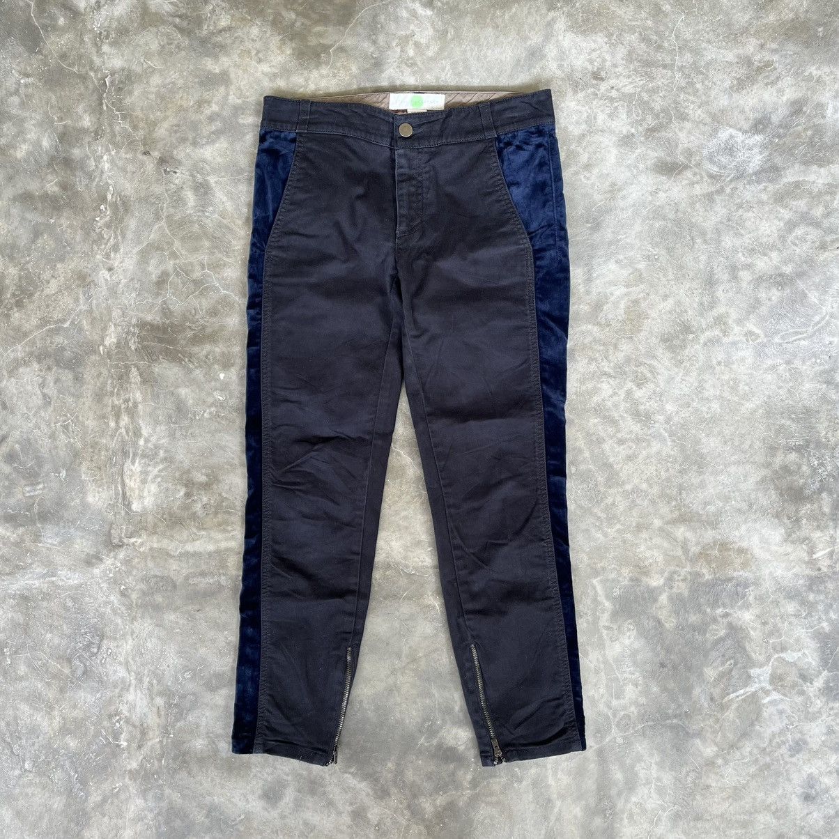 Stella McCartney Stella Mc Cartney Velvet Slim Pants Size 26" / US 2 / IT 38 - 1 Thumbnail