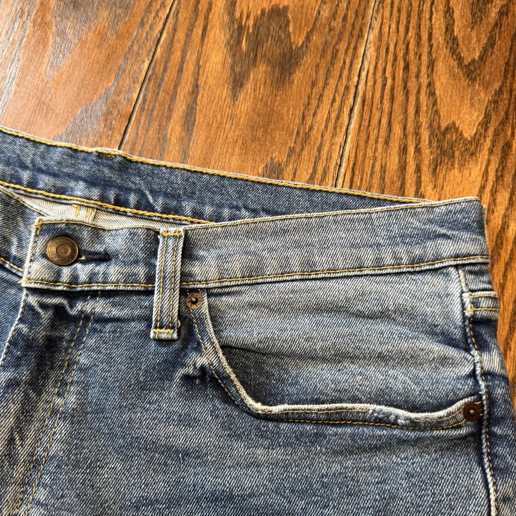 Levi's Levis 505 Jeans Mens 36x32 Stretch Medium Wash Regular Straight Flex Size US 36 / EU 52 - 6 Thumbnail