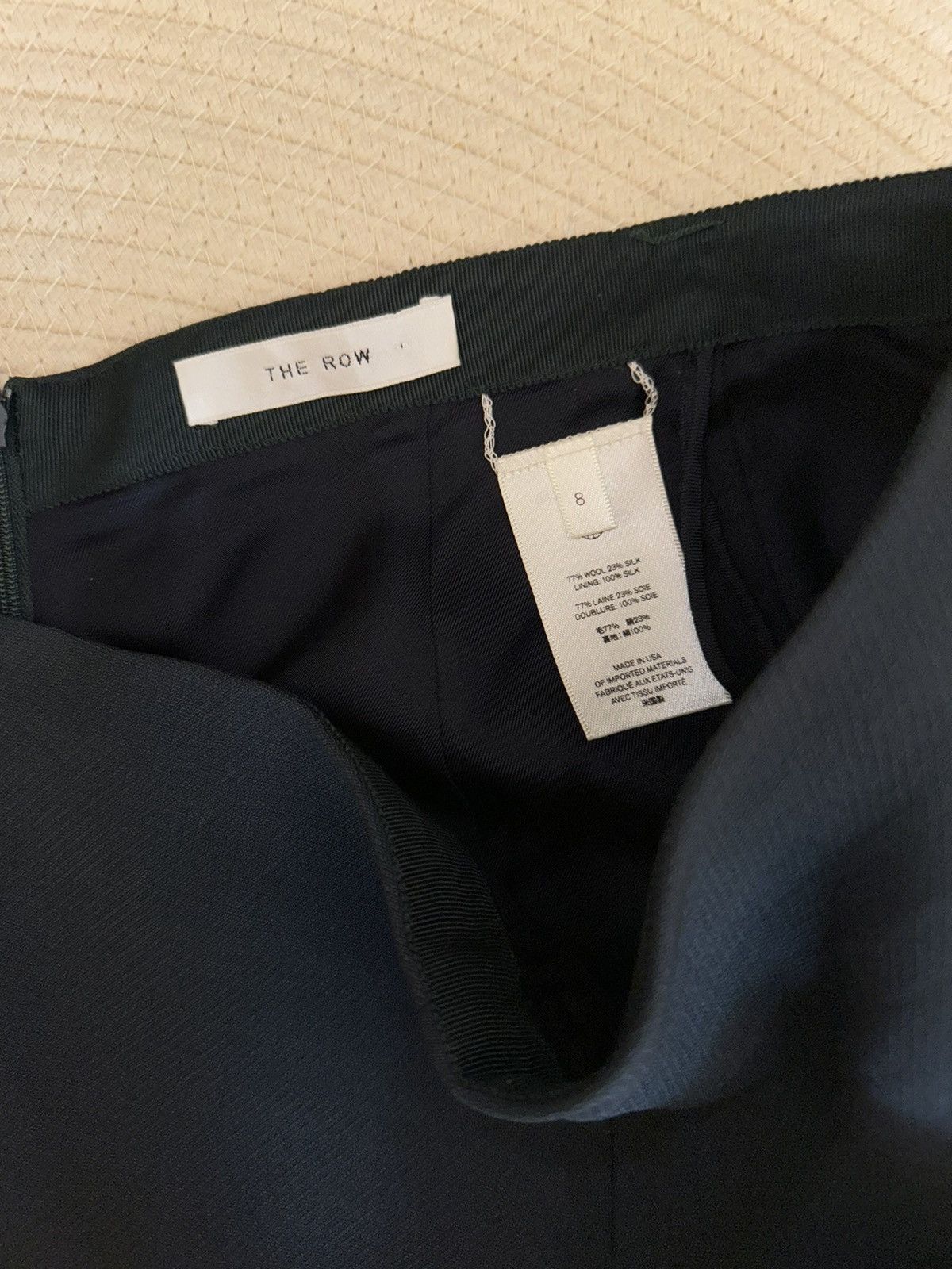 The Row The Row A line front and back slit wool suit skirt Size 30" / US 8 / IT 44 - 2 Thumbnail