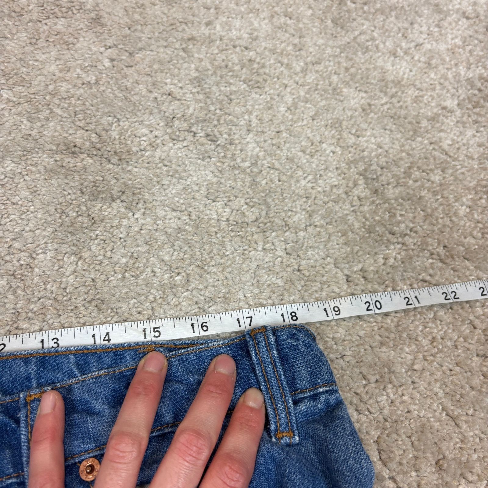 Levi's Vintage 90s Levi's 505 Orange Tab Jeans Men's 38x30 (36x30) Size US 38 / EU 54 - 6 Thumbnail