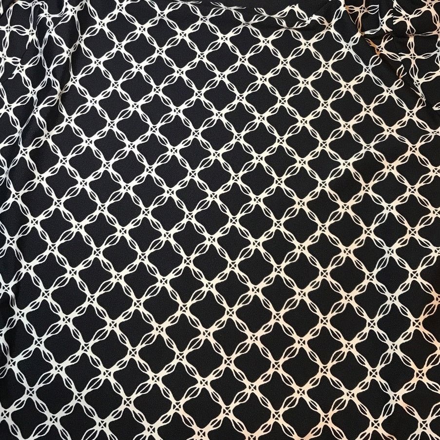 Other Charter Club Geometric Midi Shift Dress Black White M Size M / US 6-8 / IT 42-44 - 9 Thumbnail