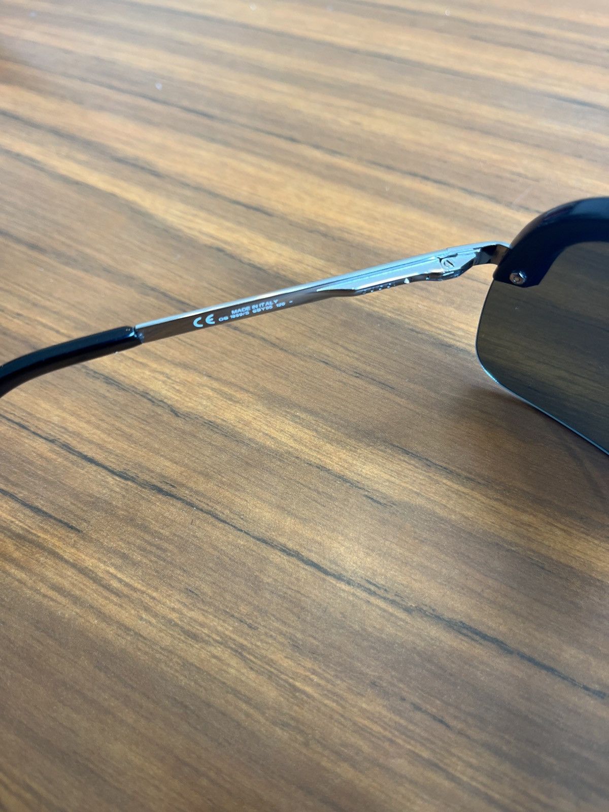 Gucci GUCCI BLACK SHIELD SUNGLASSES Size ONE SIZE - 7 Thumbnail