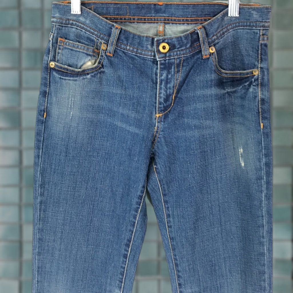 Polo Ralph Lauren Polo Ralph Lauren Womens Ultra Low Rise Casual Blue Denim Boot Cut Jeans Size 8 Size 30" / US 8 / IT 44 - 1 Thumbnail