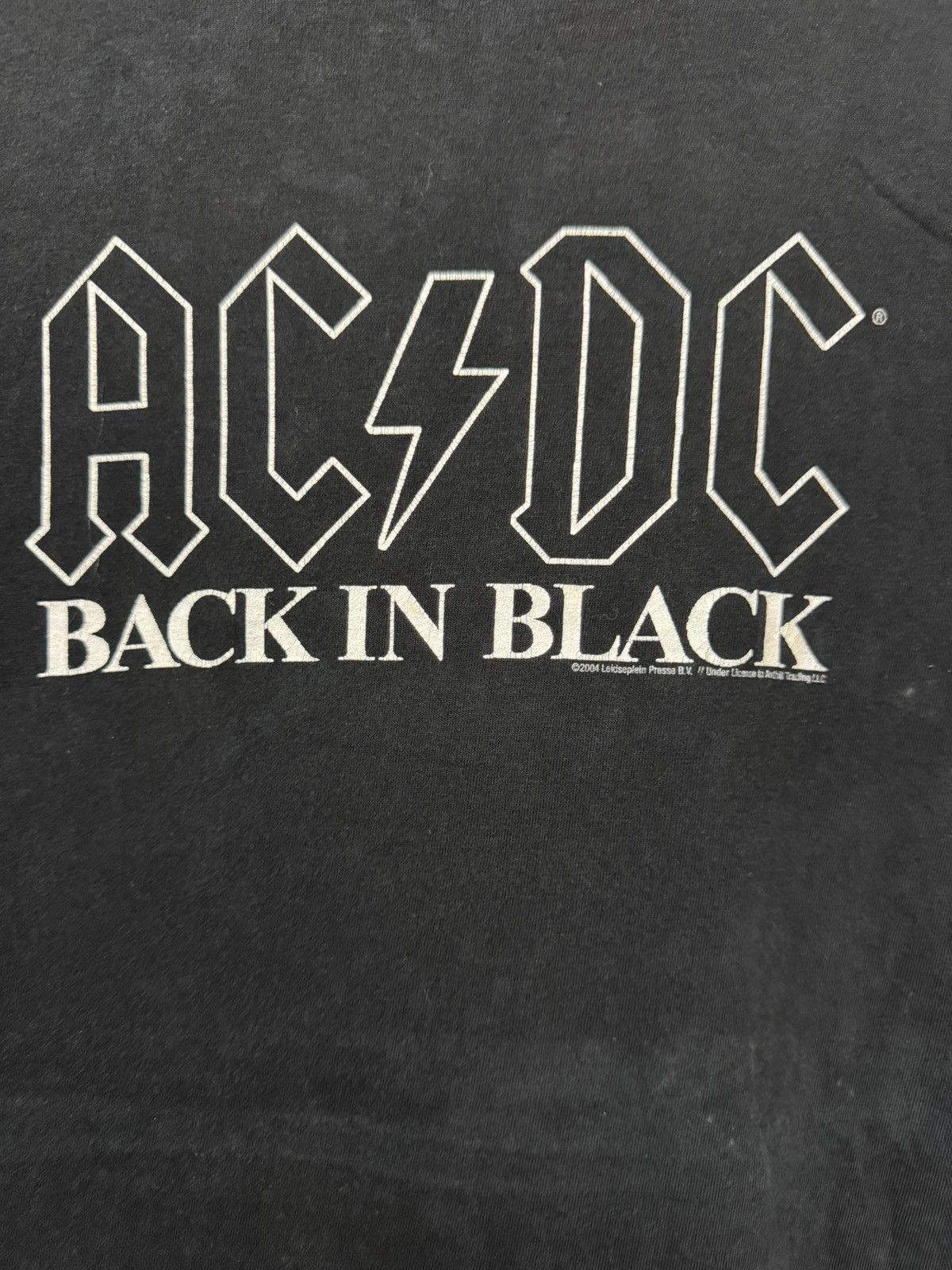 Band Tees ACDC Vintage Rock Band Back In Black Promo Album Tee Size US M / EU 48-50 / 2 - 2 Thumbnail