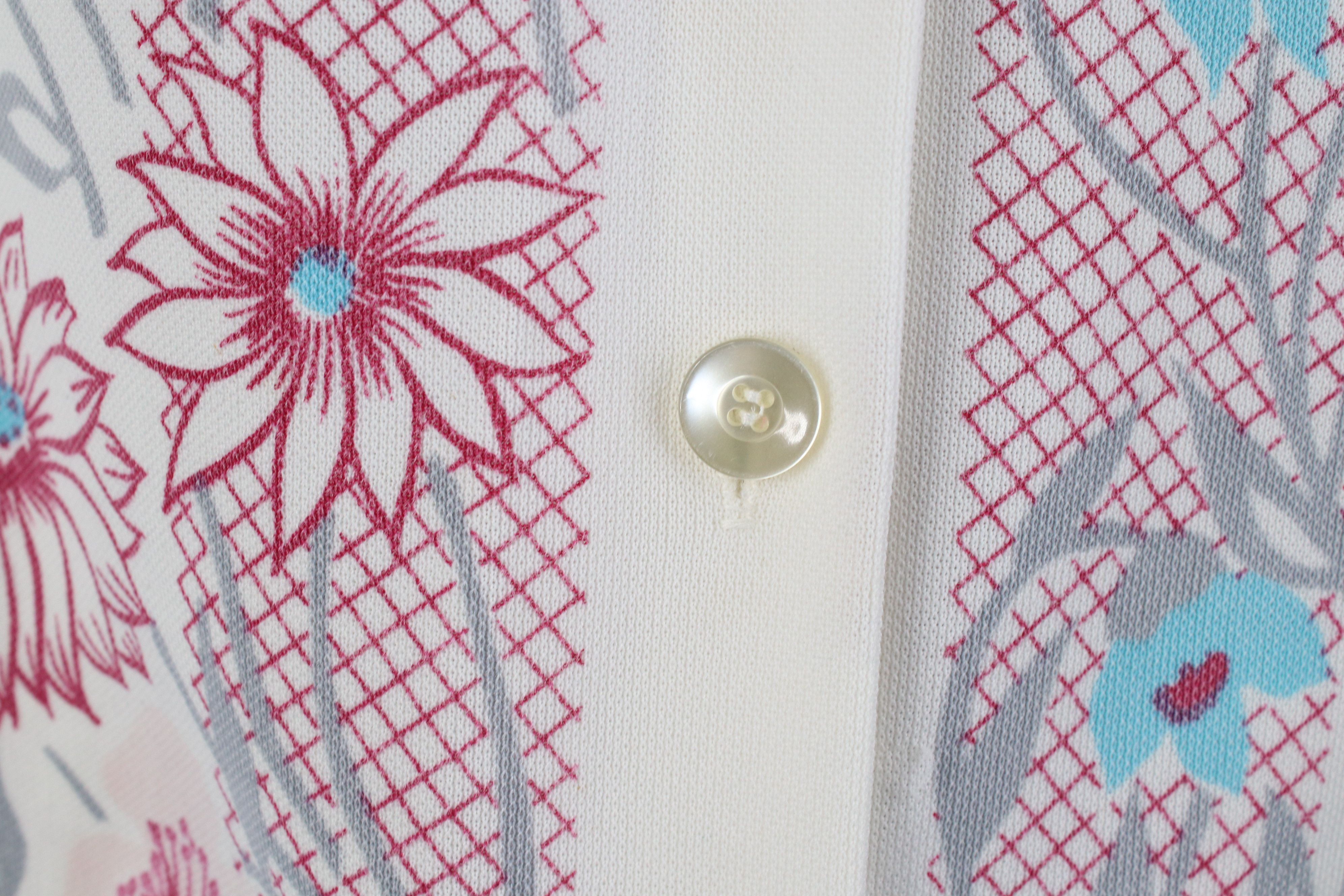 Vintage Vintage 60s 70s Mid Century Modern Collar Button Shirt Size L / US 10 / IT 46 - 6 Thumbnail