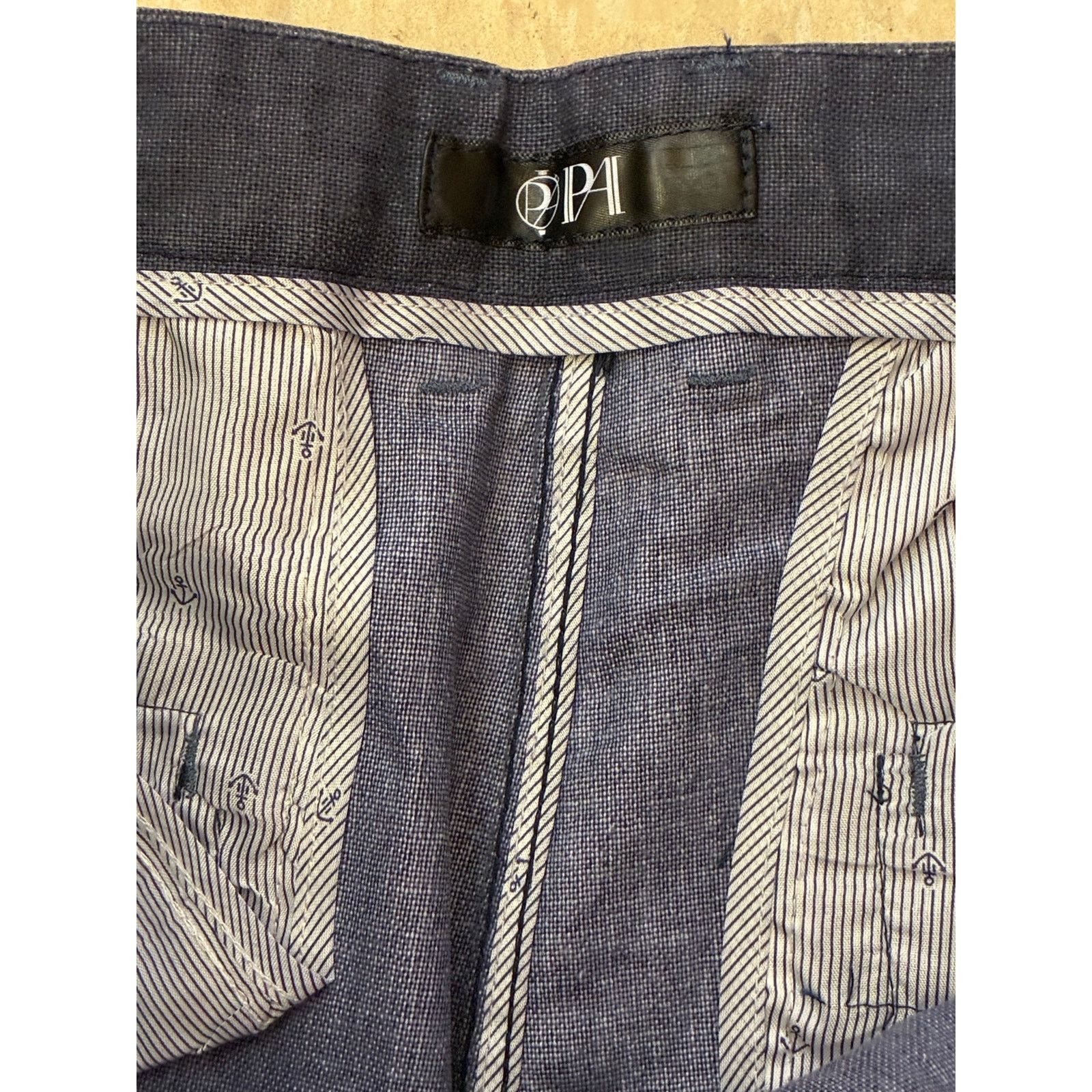The Unbranded Brand IPAI Men’s Linen Cotton Flat Front Regular Fit Dress Size 34 Size US 34 / EU 50 - 3 Thumbnail