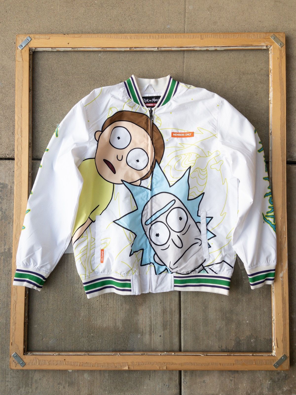 Members Only Rick and Morty Members Only Windbreaker Varsity Jacket Size US M / EU 48-50 / 2 - 1 Thumbnail