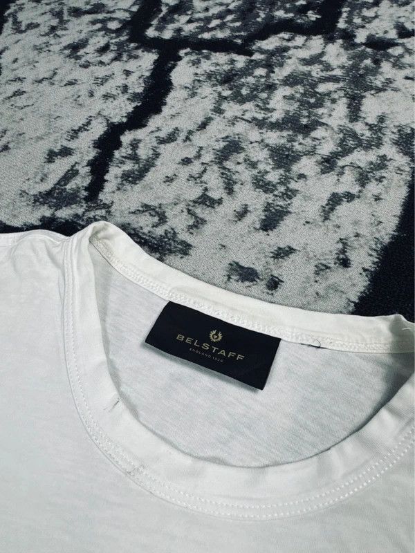 Belstaff Belstaff T-shirt white logo M Size US M / EU 48-50 / 2 - 4 Thumbnail