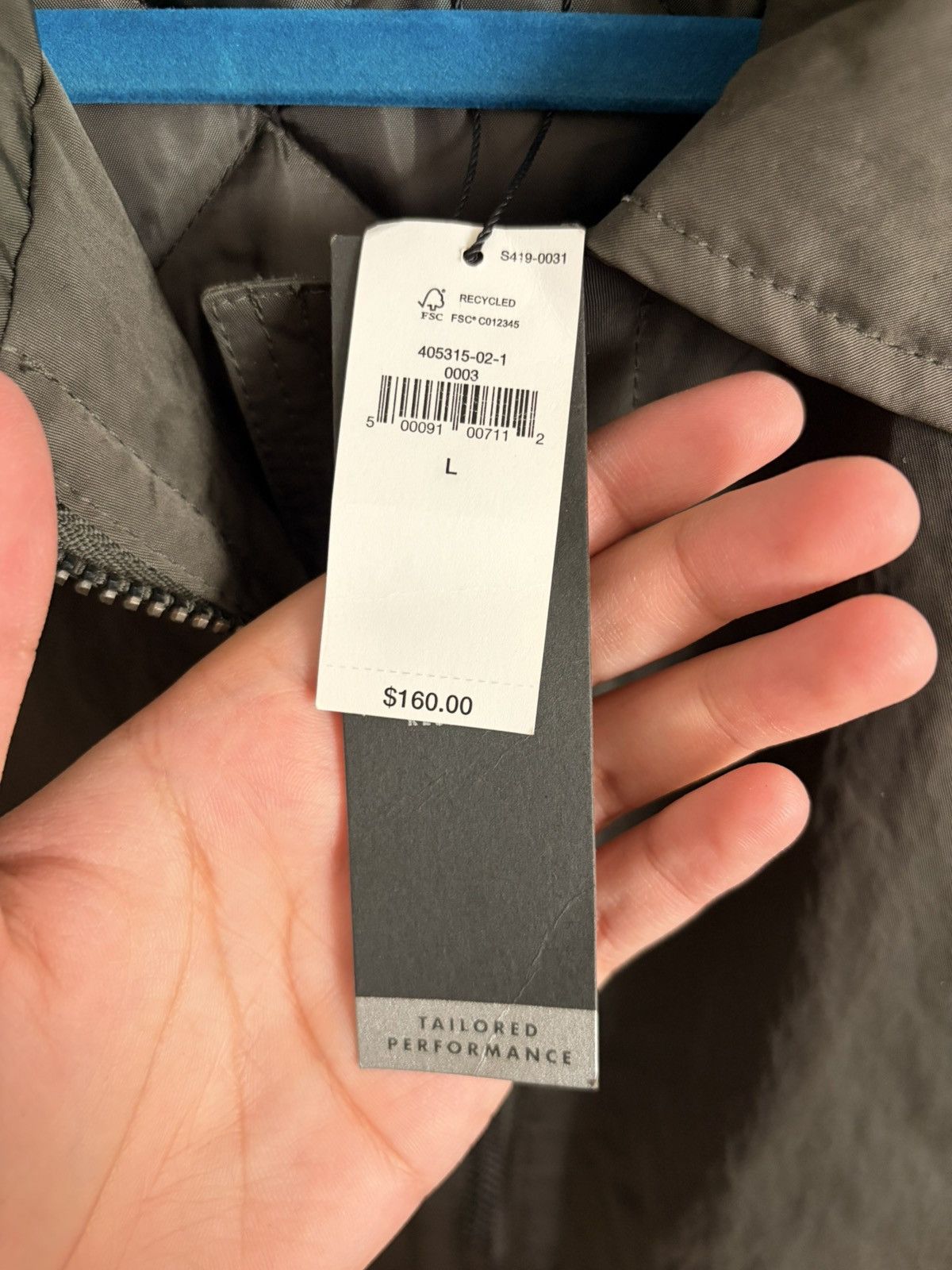 Banana Republic Banana Republic Tailored Performance Bomber Jacket Size US L / EU 52-54 / 3 - 4 Thumbnail