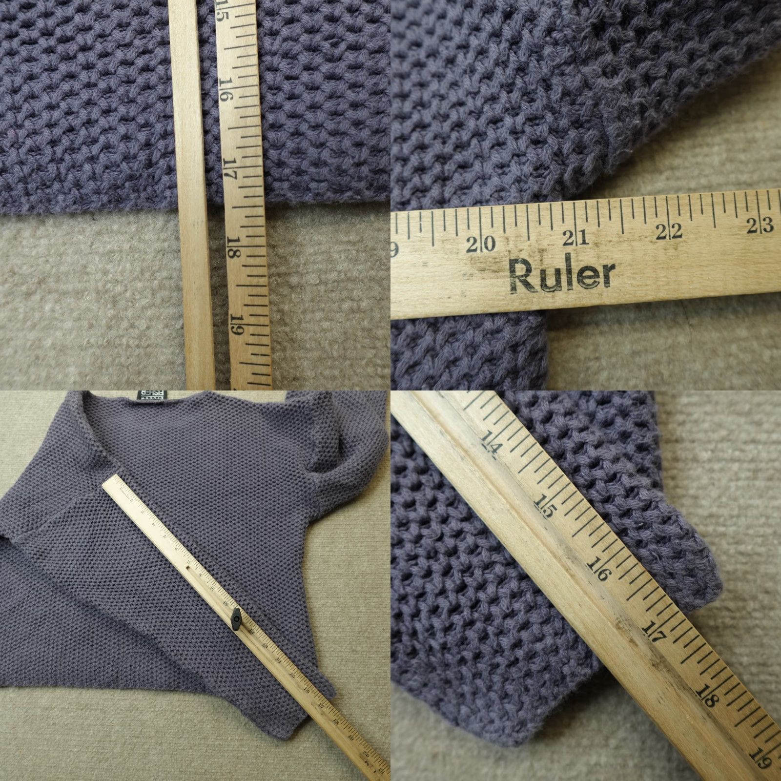 Eileen Fisher VINTAGE Eileen Fisher Sweater Womens Pullover Knit Open Cotton Blue M Medium Casual Open-Knit Size M / US 6-8 / IT 42-44 - 8 Thumbnail