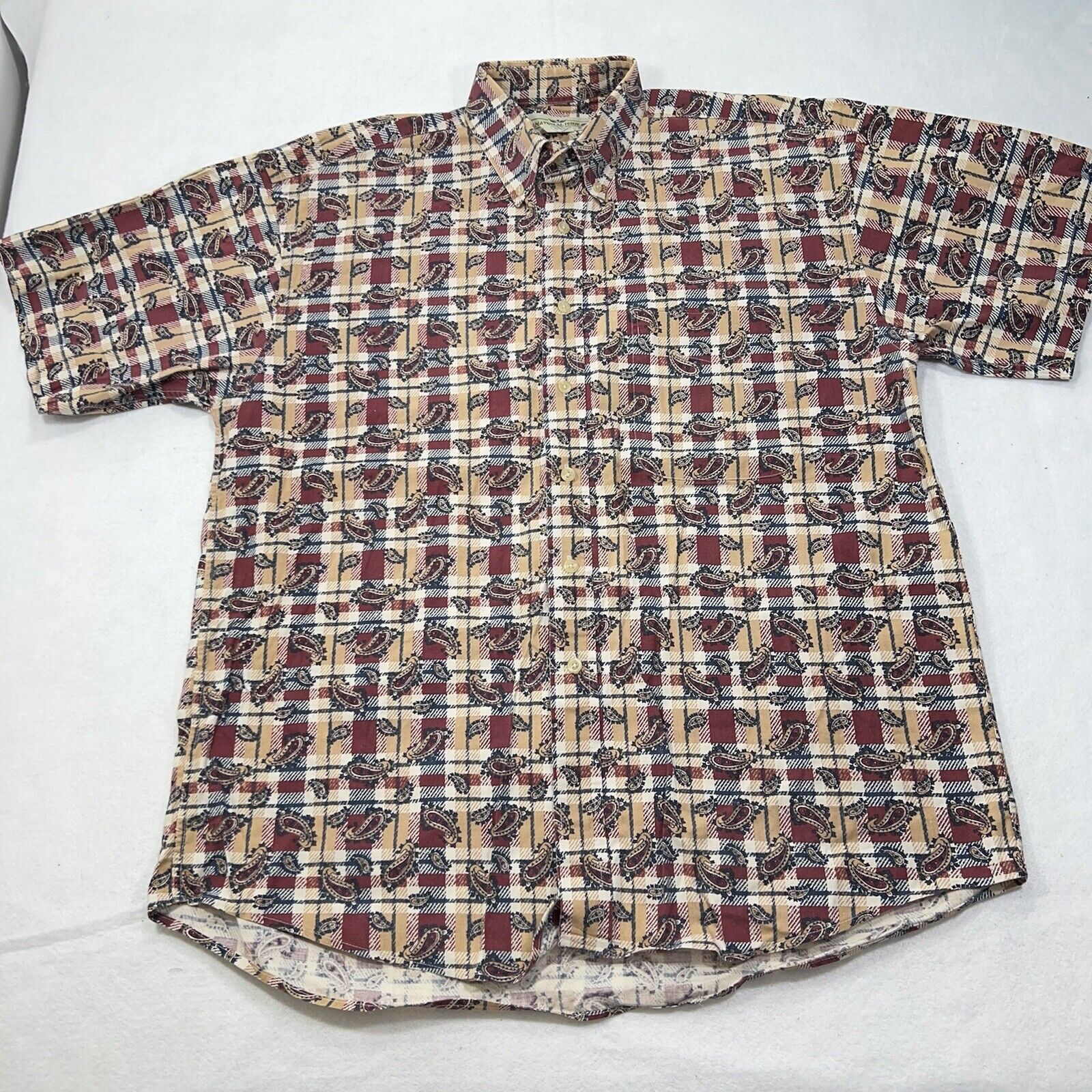 Natural Issue Natural Issue XXL Paisley Patterned Button Down Shirt Size US XL / EU 56 / 4 - 1 Thumbnail