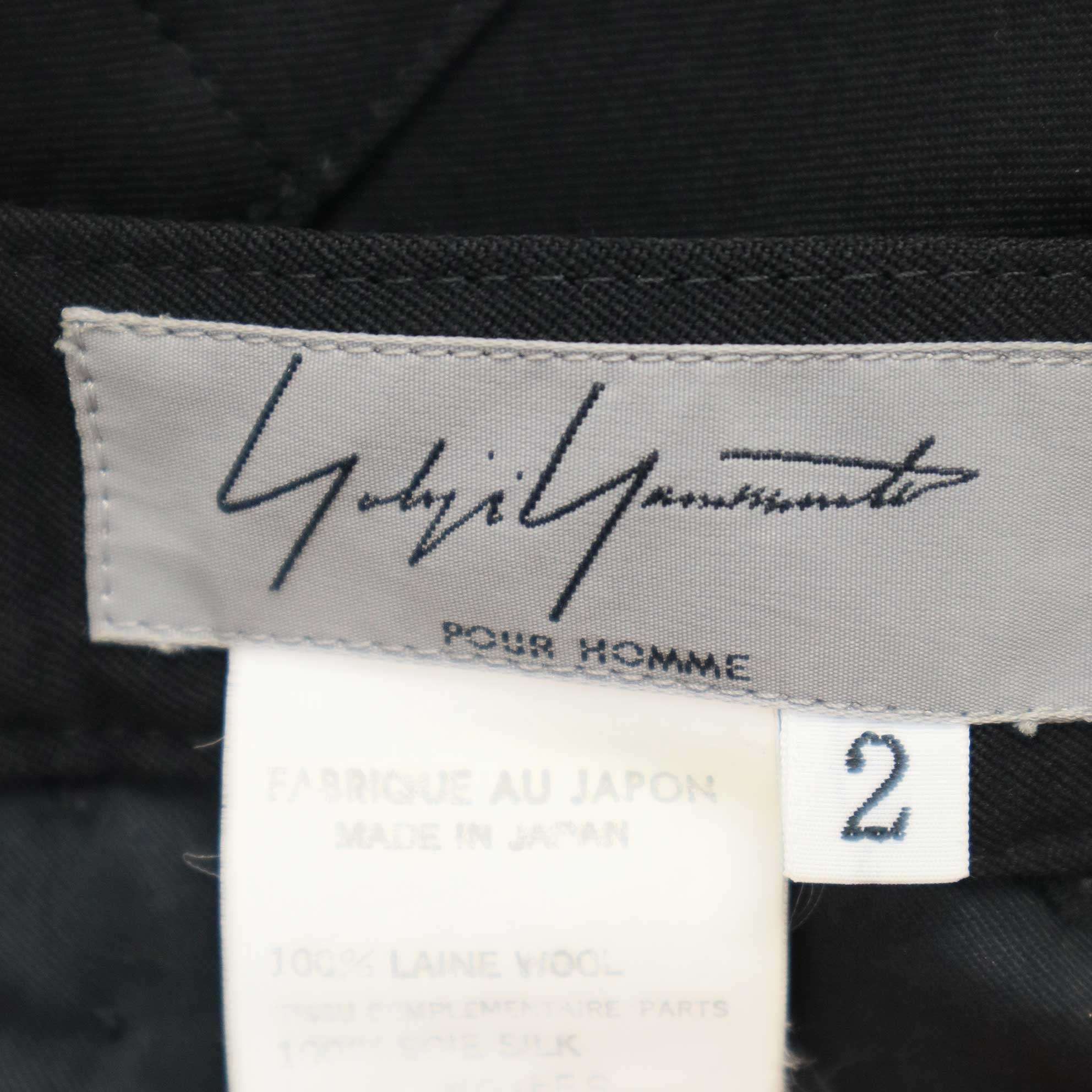 Yohji Yamamoto Yohji Yamamoto Pour Homme 07AW Ribbed Hem Pants Size US 34 / EU 50 - 3 Thumbnail