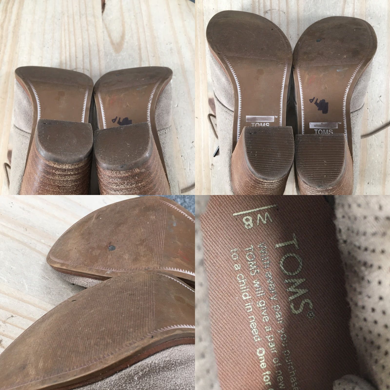 Toms TOMS Lunata Bootie Womens 8 Brown Leather Ankle Boot Lace Up Suede Block Heel Boots Size US 8 / IT 38 - 9 Thumbnail
