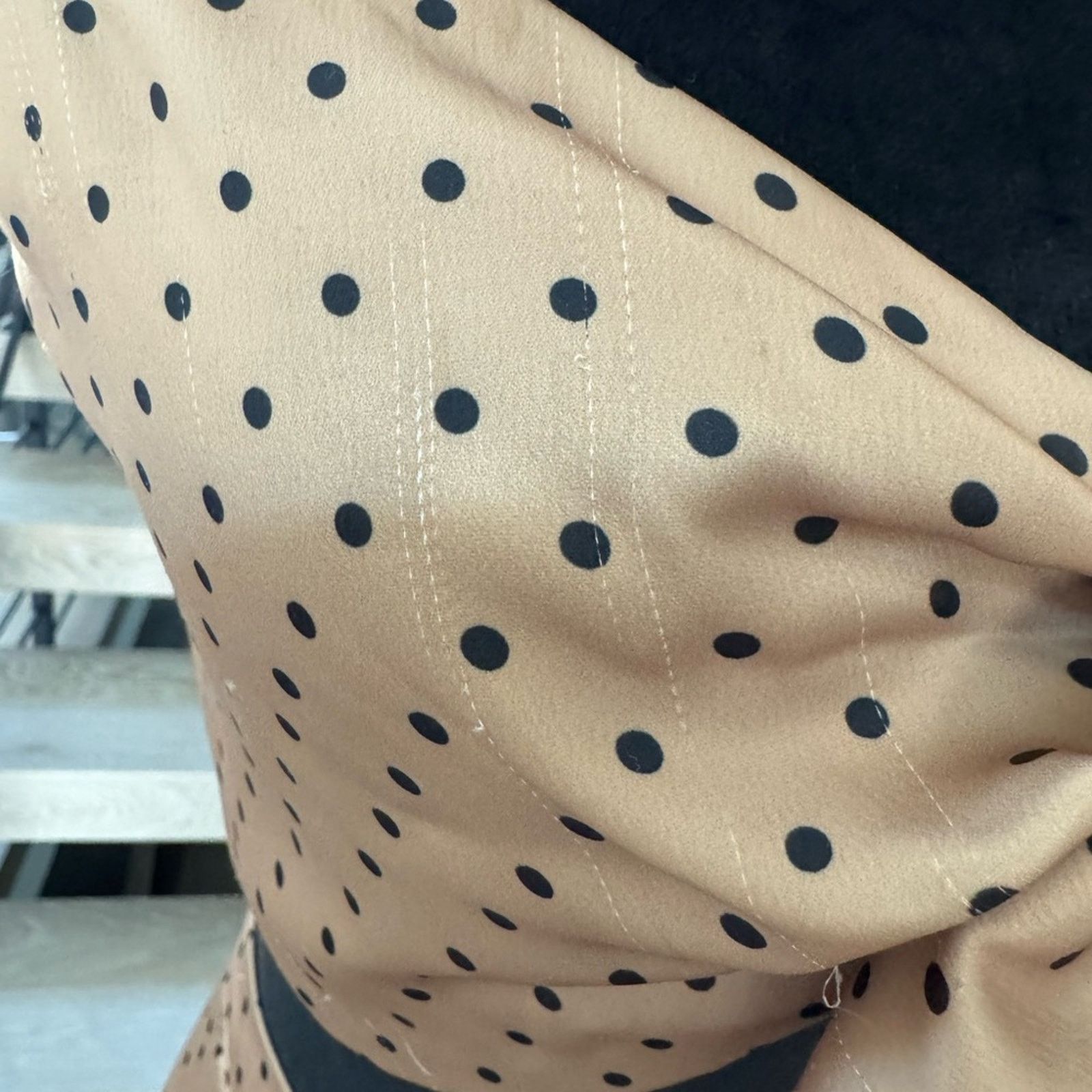 Other Stylish Tan Polka Dot Two-Piece Set Size 25" / US 0 / IT 36 - 7 Thumbnail