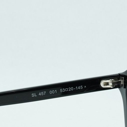 Saint Laurent Paris Saint Laurent SL457 001 Unisex Sunglasses Black Square Frame Size ONE SIZE - 9 Thumbnail