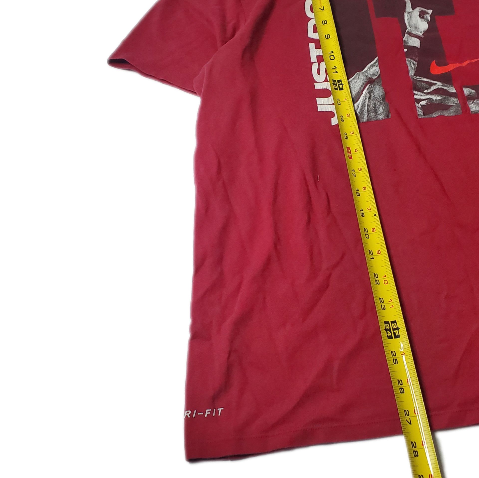 Vintage Nike Just Do It Photo Dri Fit T-Shirt Size US L / EU 52-54 / 3 - 6 Thumbnail