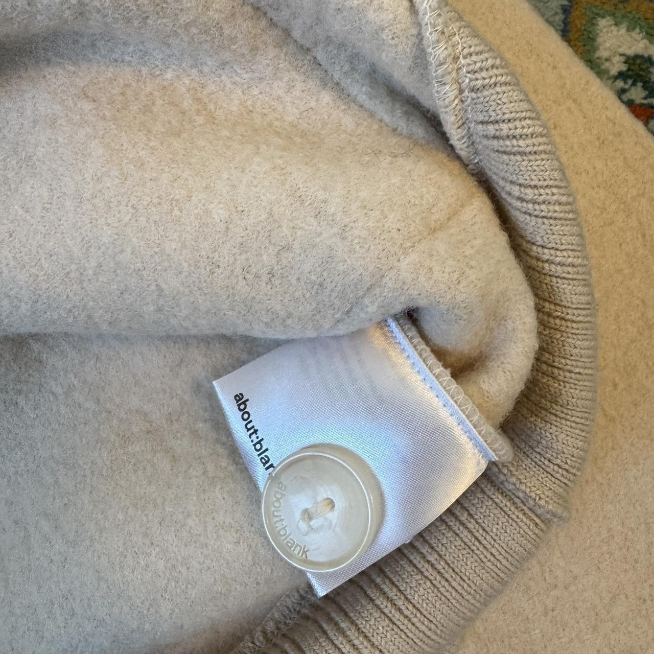 About:Blank About:Blank OG Cropped Wool Cardigan Size US M / EU 48-50 / 2 - 5 Thumbnail