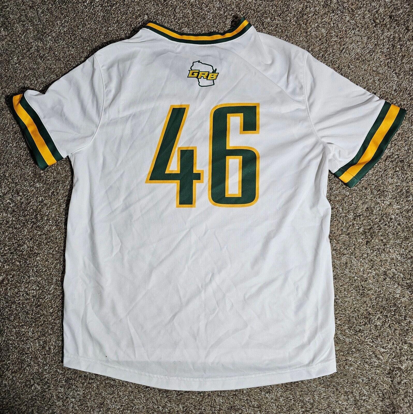 Nike Nike dri-fit Wisconsin GRB baseball jersey XL #46 Size ONE SIZE - 11 Thumbnail