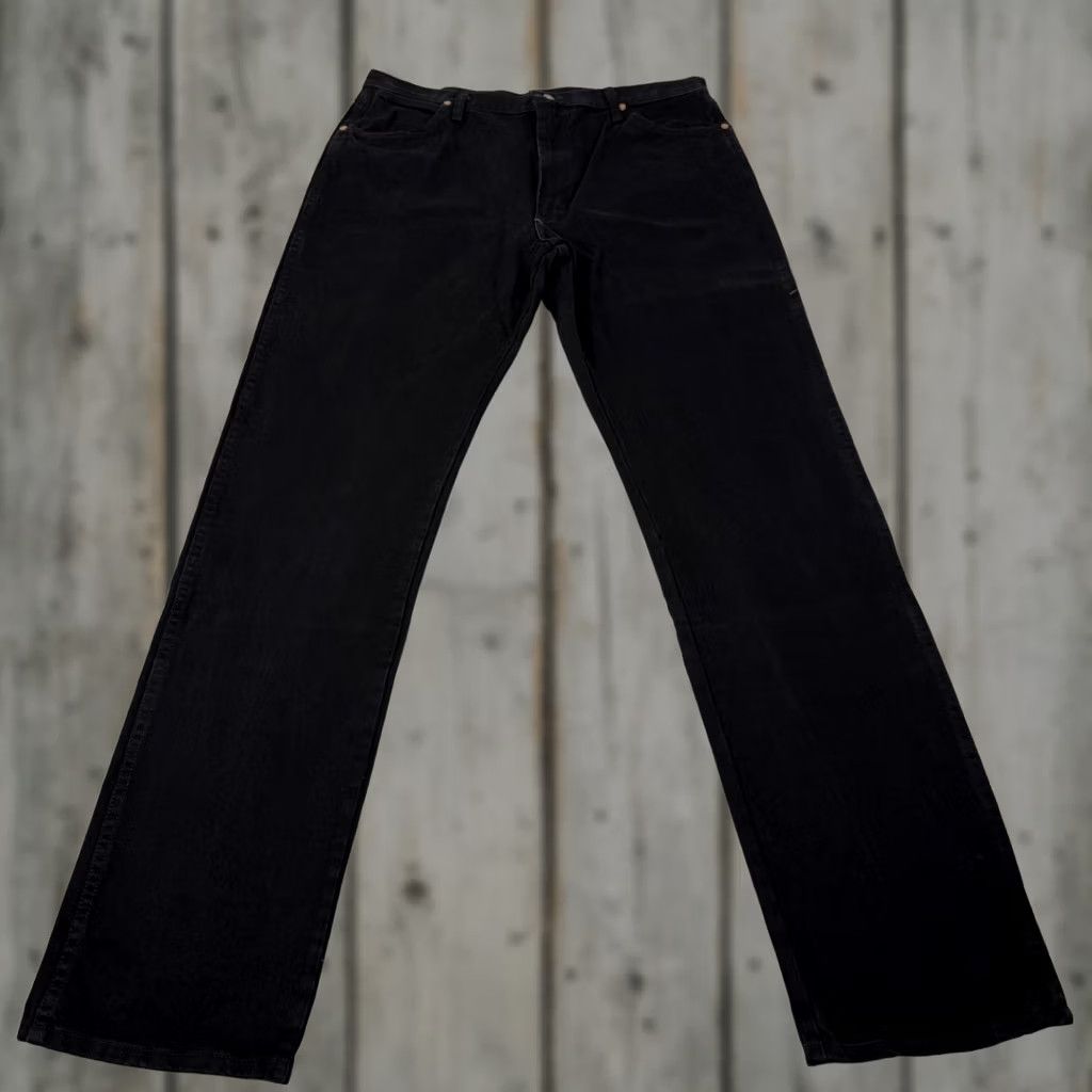 Wrangler Wrangler Jeans Men 38x36 Black 13MWZ Cowboy Cut Bootcut Denim Pants Western Cowboy Western Bootcut Size US 38 / EU 54 - 1 Thumbnail