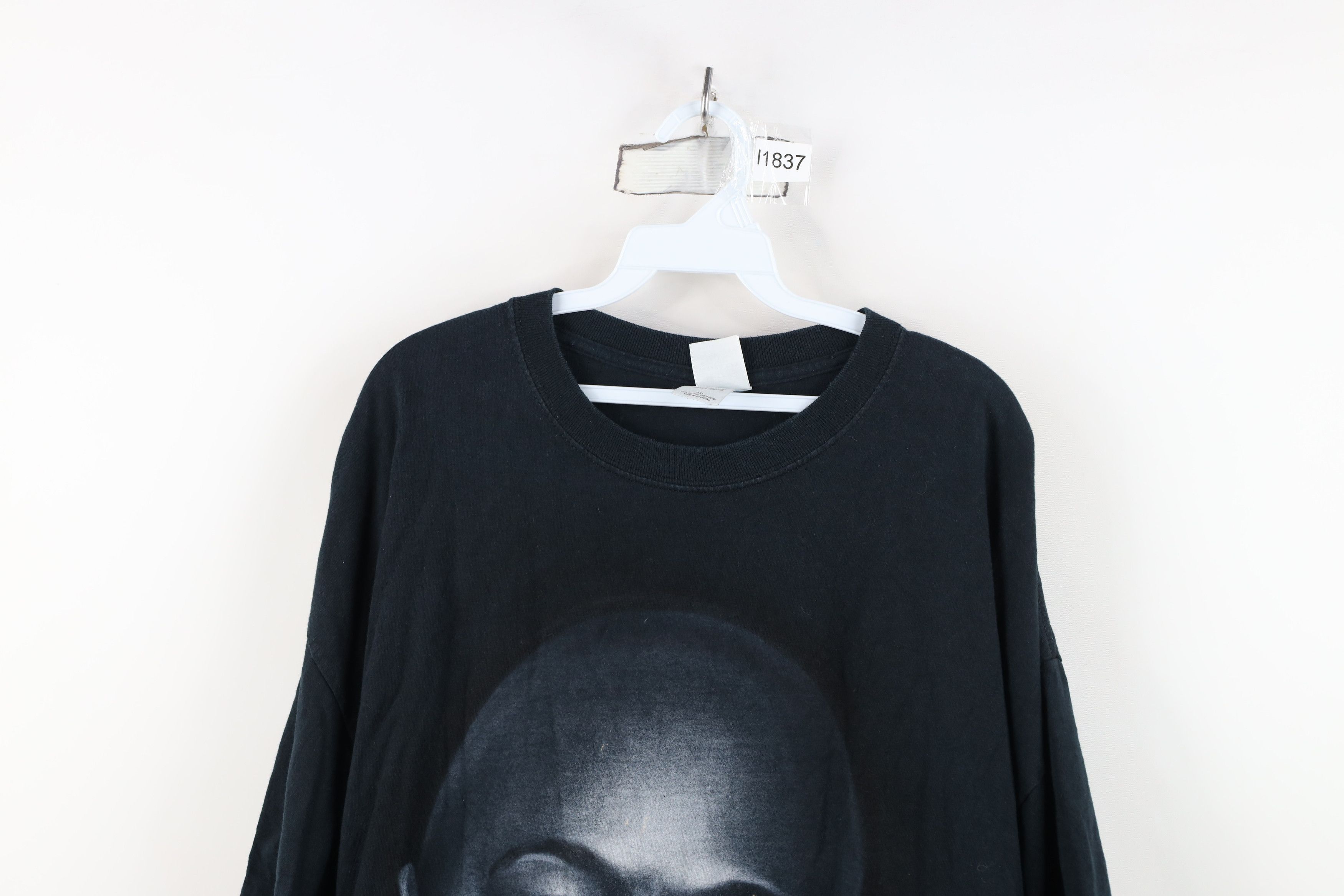 Vintage Vintage Y2K Streetwear Rap Hip Hop Air Brush T-Shirt Black Size US XXL / EU 58 / 5 - 2 Thumbnail