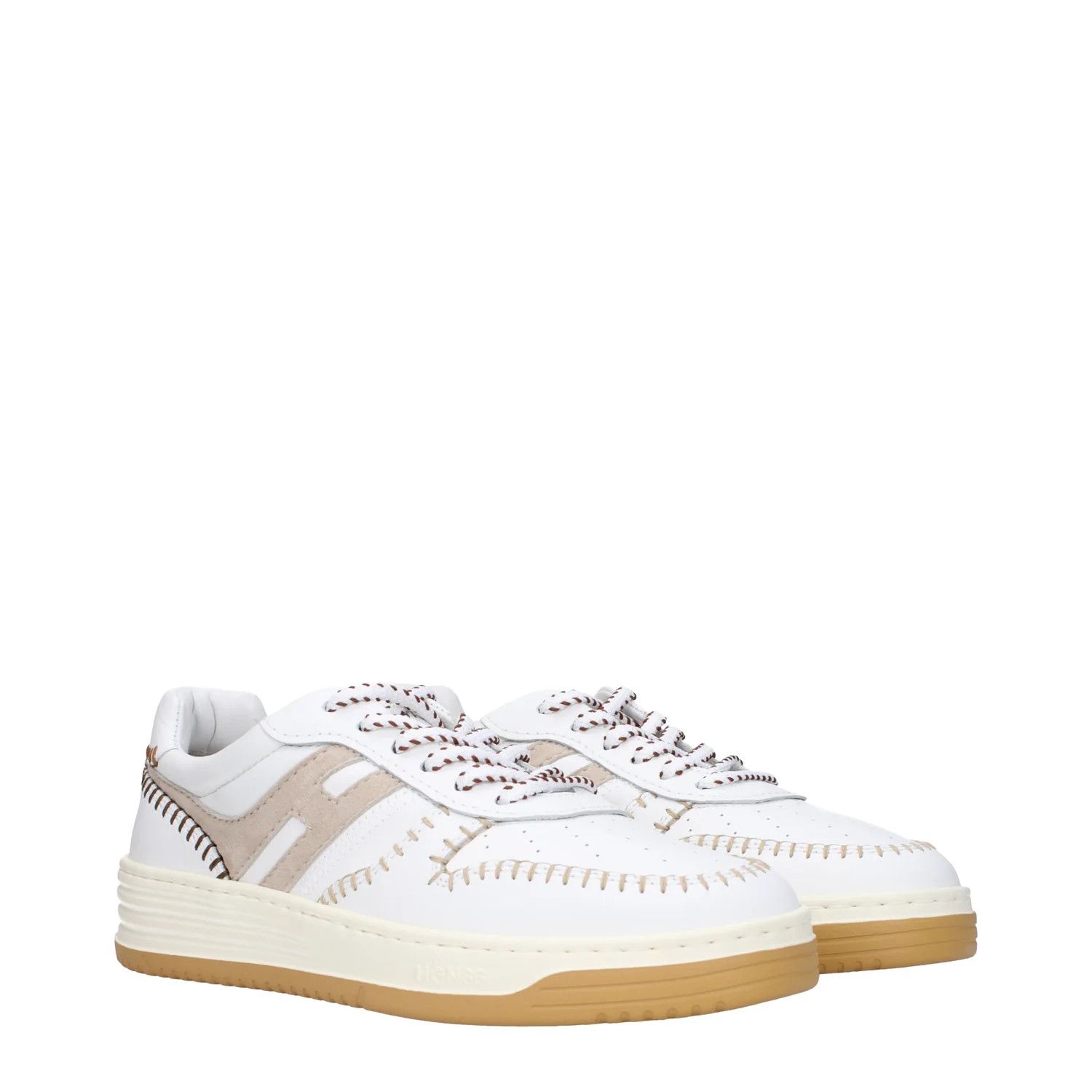Hogan ob1o1e1124 Leather Sneakers in White Size US 9 / IT 39 - 1 Thumbnail