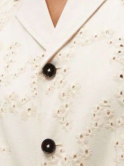 Jil Sander o1y0925 Sleeveless Blazer in Ivory Size M / US 6-8 / IT 42-44 - 2 Thumbnail