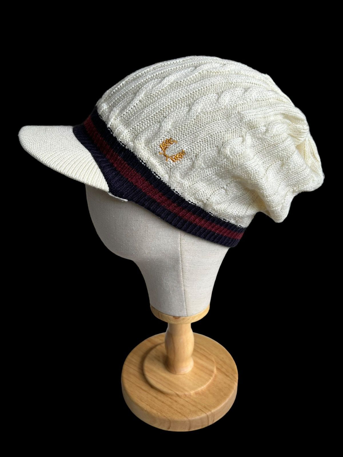 Fred Perry × Japanese Brand Vtg Fred Perry Knitted Hats Size ONE SIZE - 1 Thumbnail