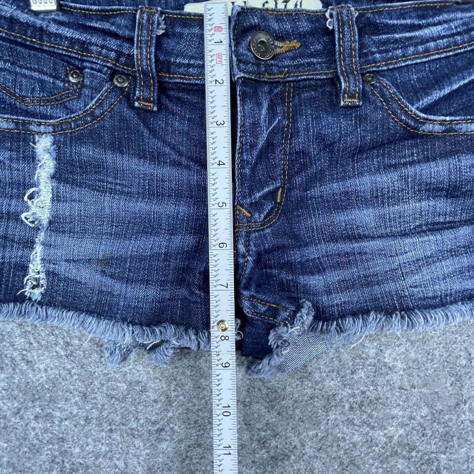 Kill City Kill City Conspirators Cutoff Jean Booty Shorts Womens 26 Size 26" / US 2 / IT 38 - 8 Thumbnail
