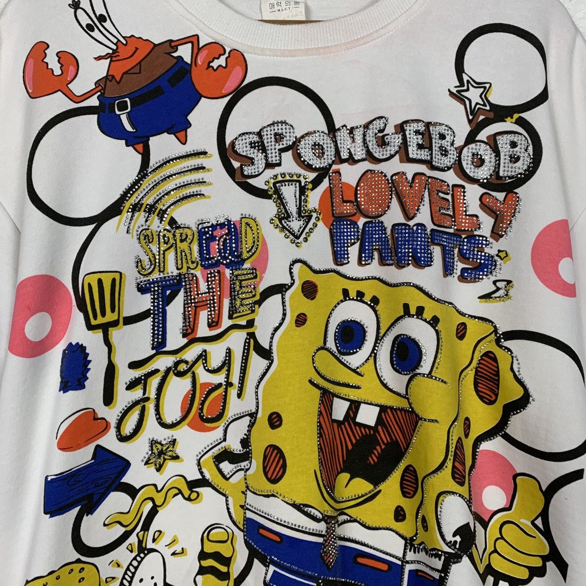 Japanese Brand Spongebob Lovely Pants Fullprint Sweatshirt Size US M / EU 48-50 / 2 - 10 Thumbnail