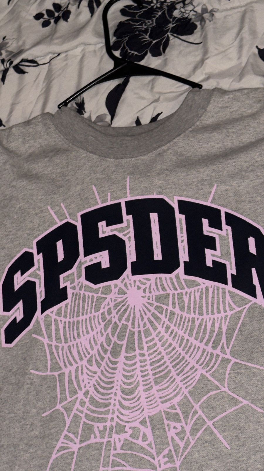 Sp5der Sp5der Web Crewneck Grey/Pink Sweatshirt Size US S / EU 44-46 / 1 - 3 Thumbnail