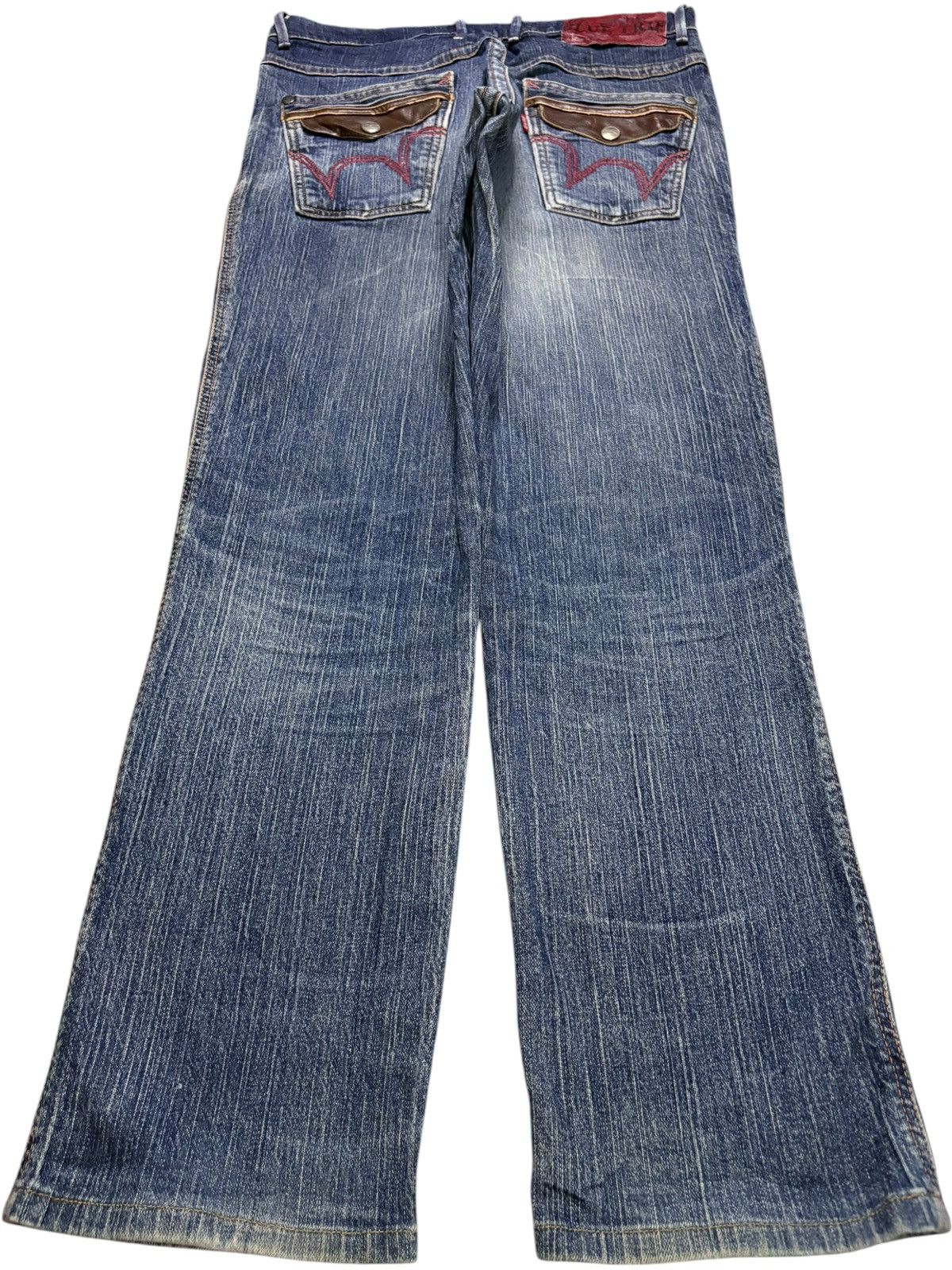 Edwin Vintage Edwin Blue Trip Rusty Wash Distressed Jeans Size US 32 / EU 48 - 2 Thumbnail