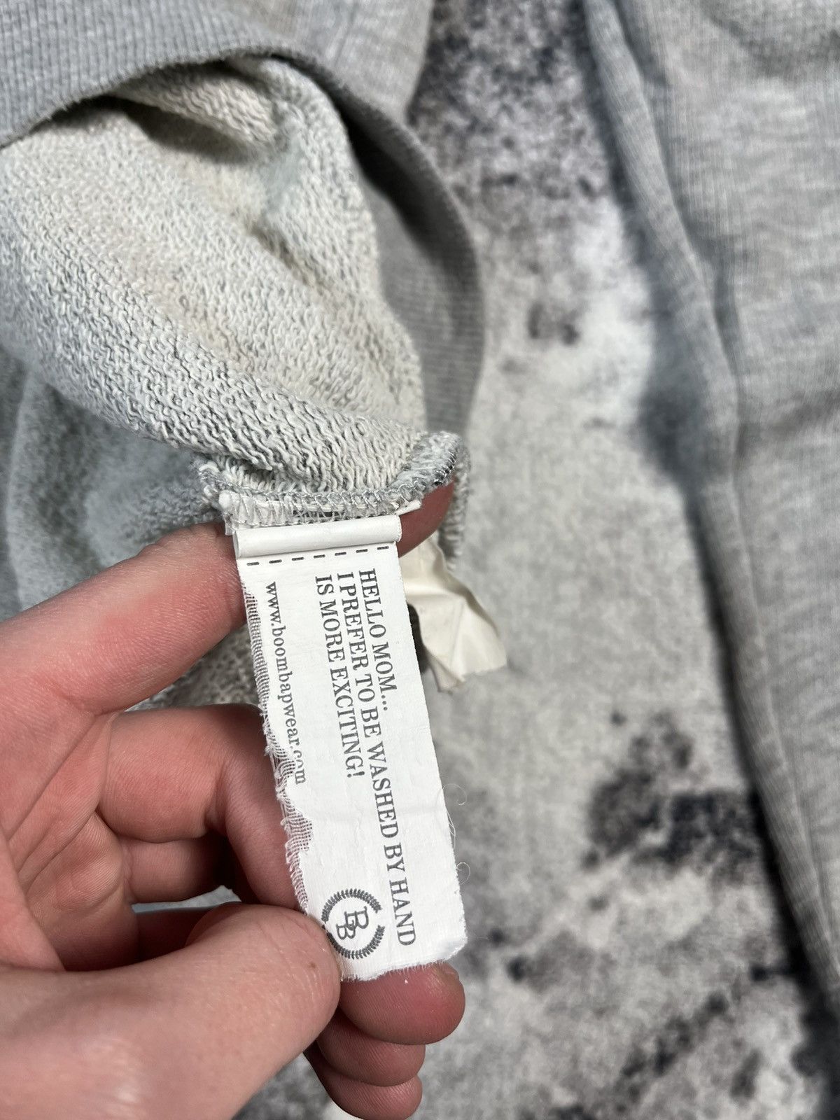 Other Boom Bap YSL YourLifeSucks Gray Hoodie Size L Size US L / EU 52-54 / 3 - 10 Thumbnail